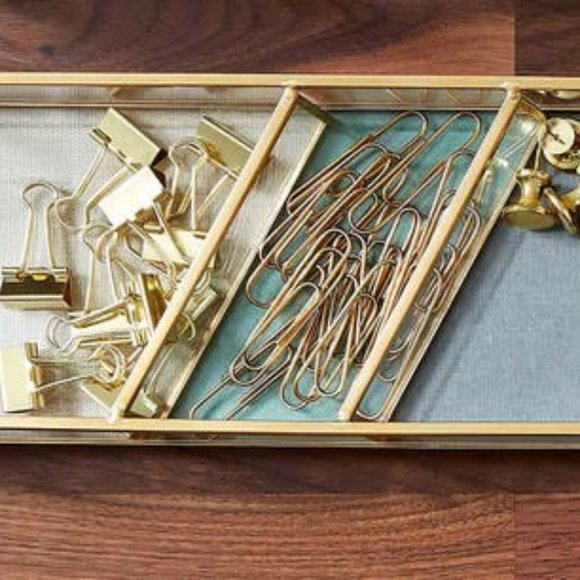 ✅🗣🚨🔴SALE🔴MARTHA STEWART Linen DESK ORGANIZER Divide ACCESSORY🚨📢🤑BUY NOW🤑 - Picture 10 of 12